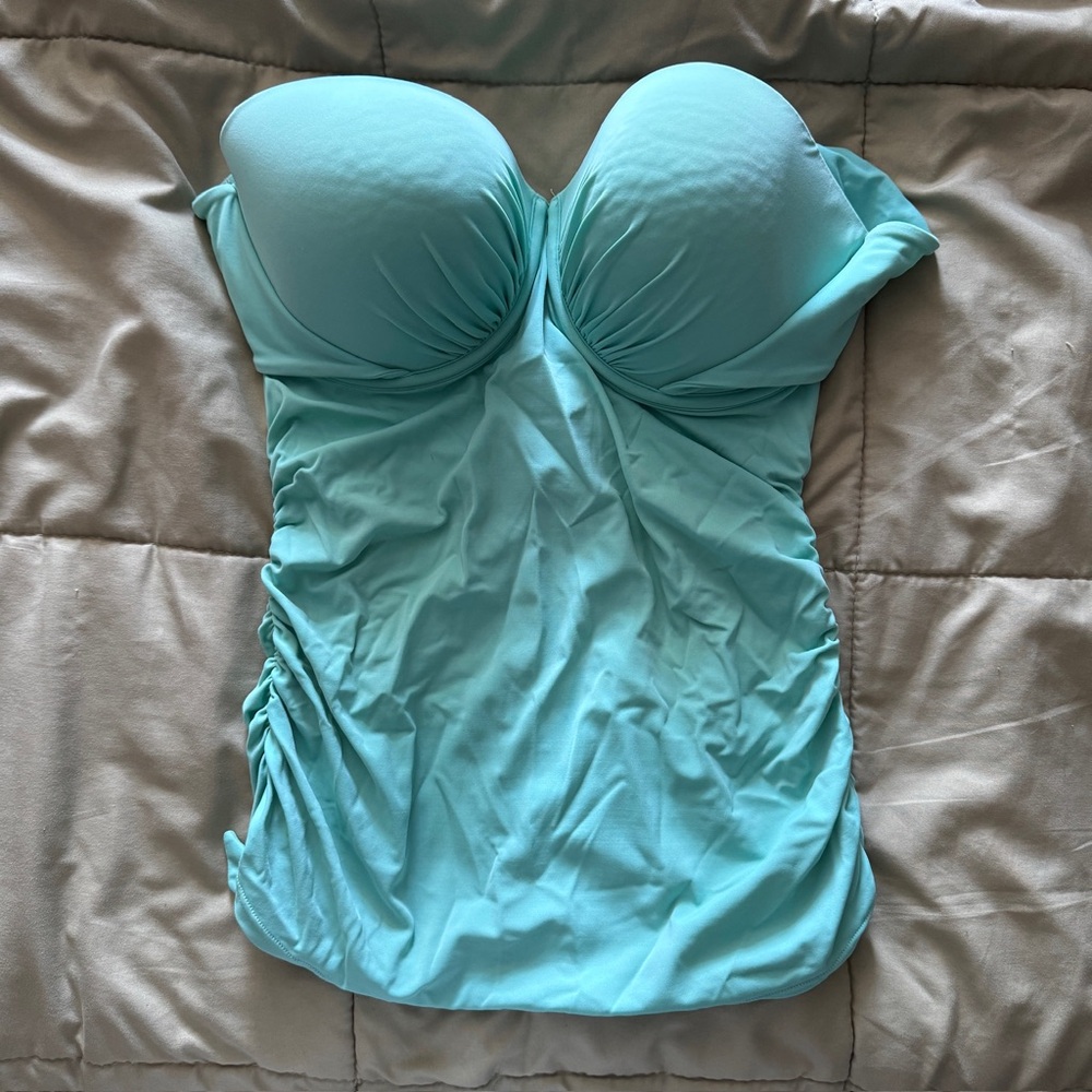 Victoria's Secret Turquoise Strapless Top